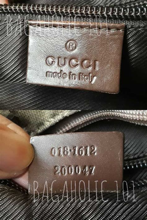 authentic gucci serial numbers.